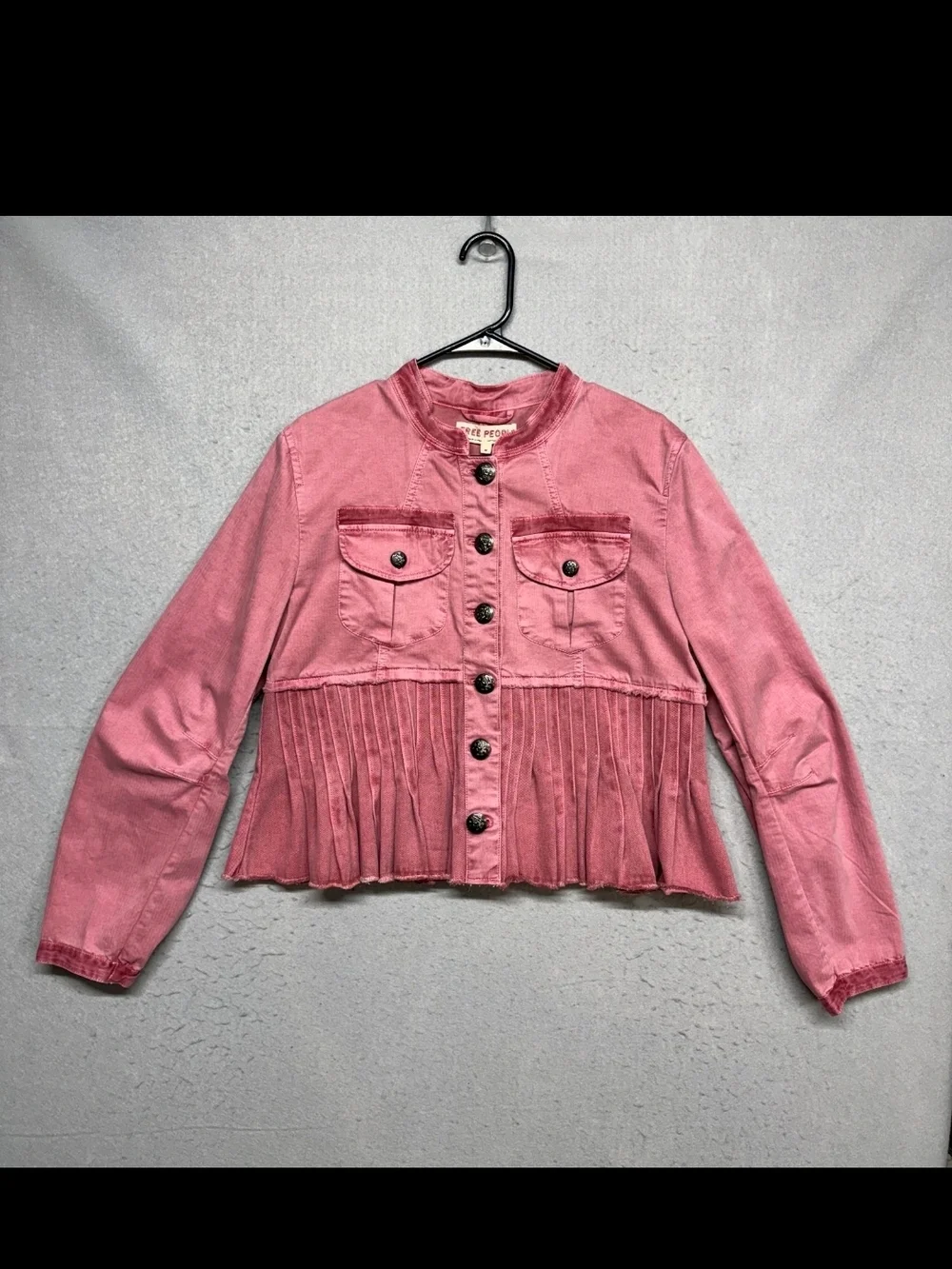 Medium Free People Cassidy Petal Button-Up Jacket - Picture 4 of 11
